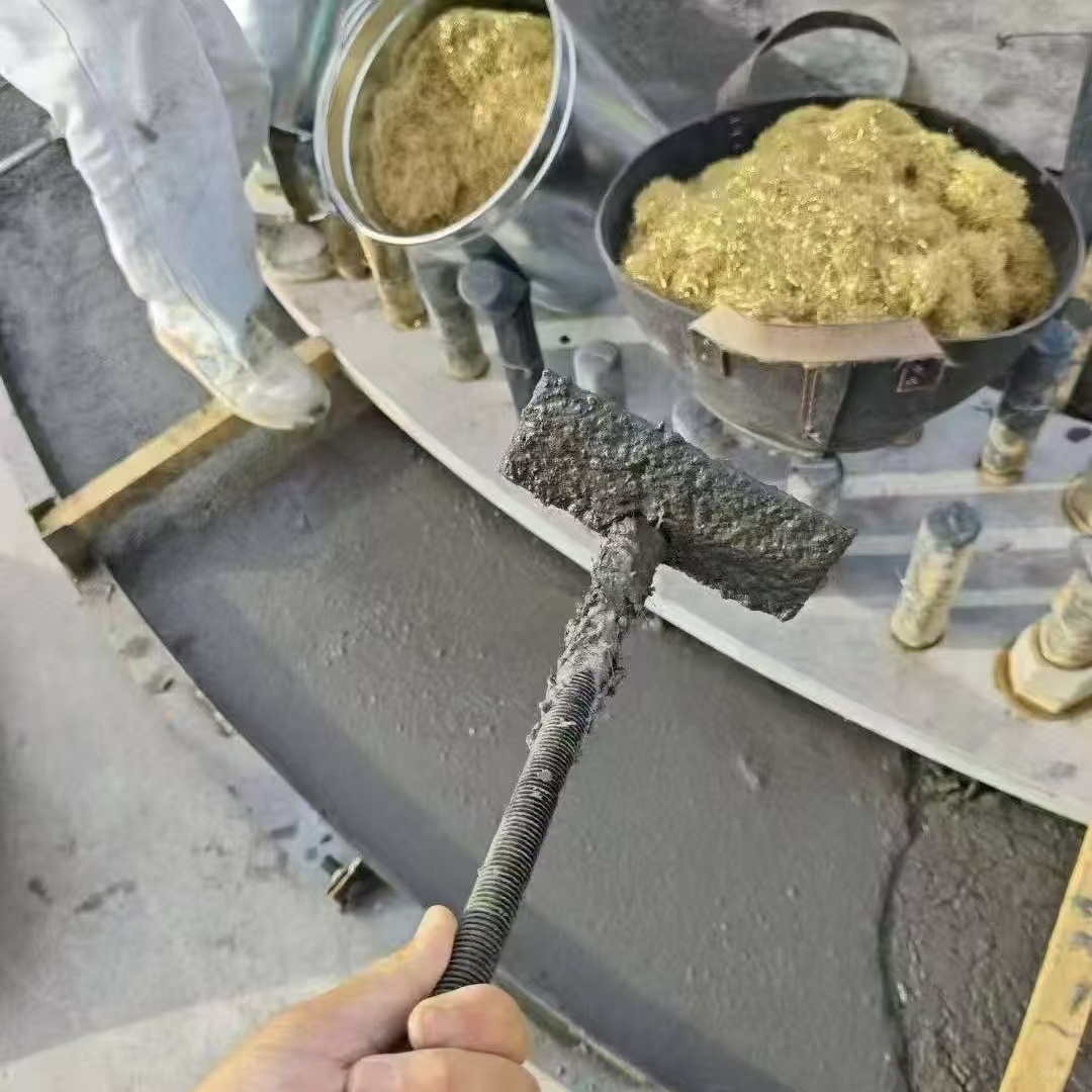 万年C120钢纤维高强无收灌浆料 轧机压缩机汽轮机发电机锻压设备底座灌浆材料